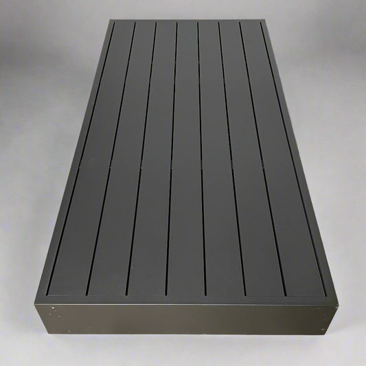 VENTANA Sonora Coffee Table Sz 60" L X 30" W X 8.5" H Charcoal