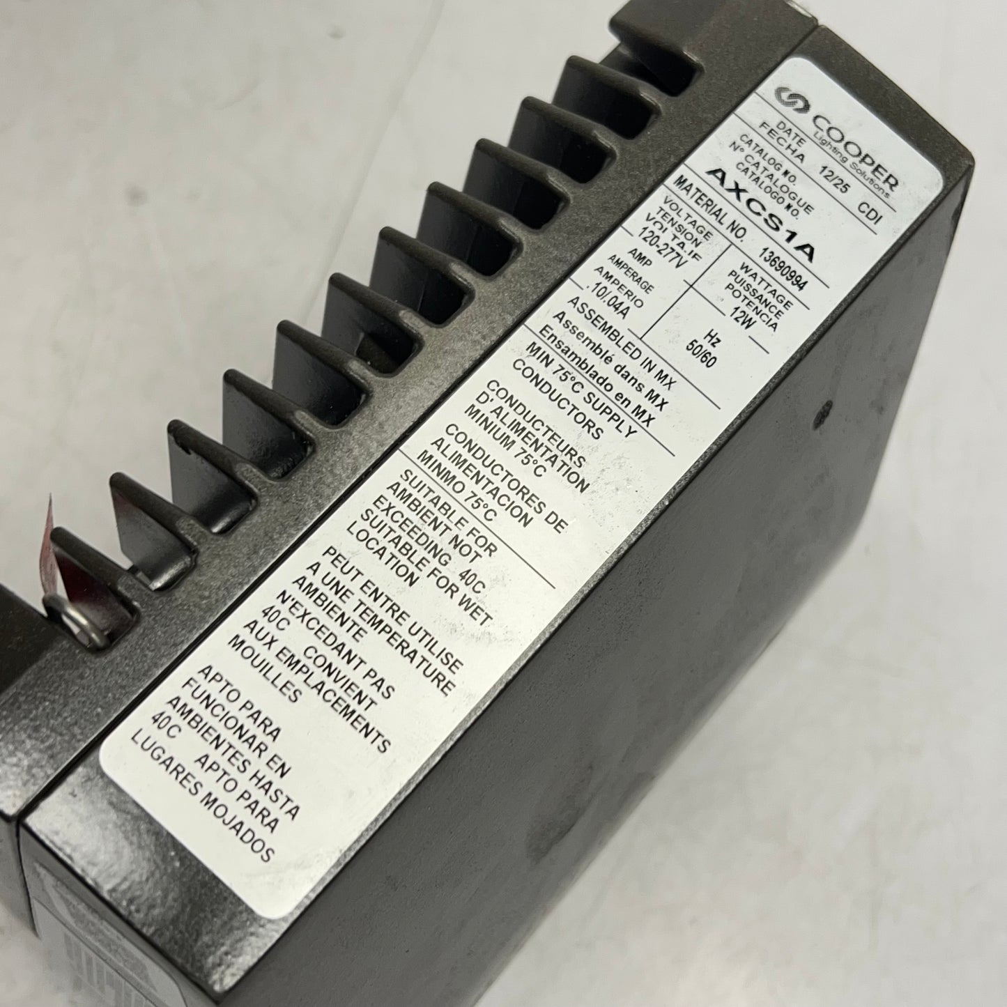 COOPER Lighting Solutions Outdoor Light 120-277V 12W Brown AXCS1A (Used)