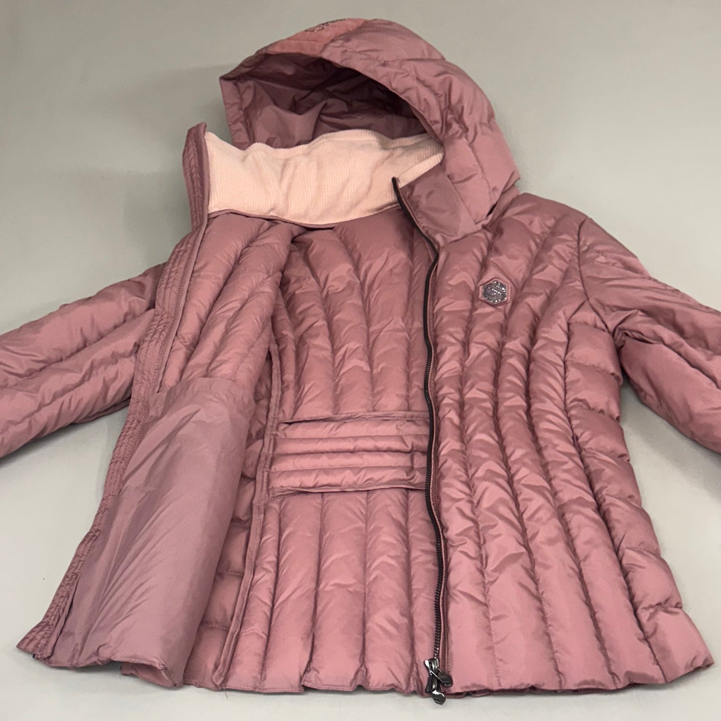 SAMSHIELD Courchevel Equestrian Winter Jacket Coat Women’s Sz S Blush Pink