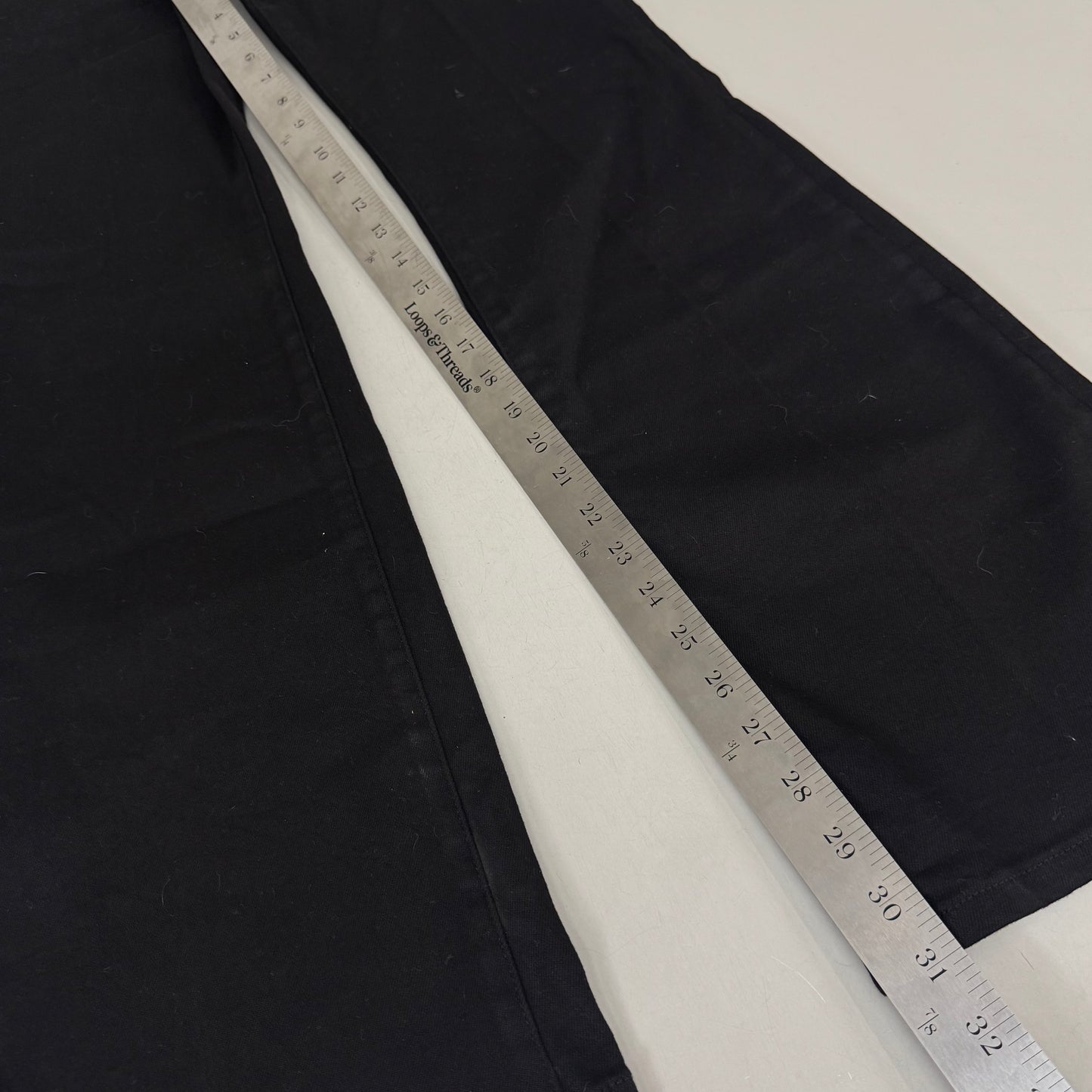 GOOD AMERICAN Good Classic Bootcut Jeans Women's Sz 8 Black001 GCB47SBTE