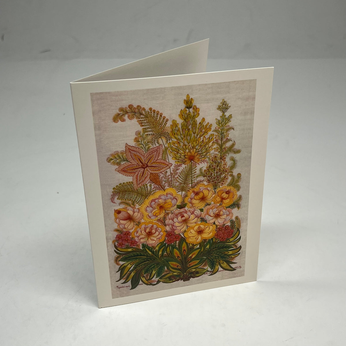 POMEGRANATE (20 PACK) Flora Fantastica Notecards W/ Envelopes  4x6" BX014