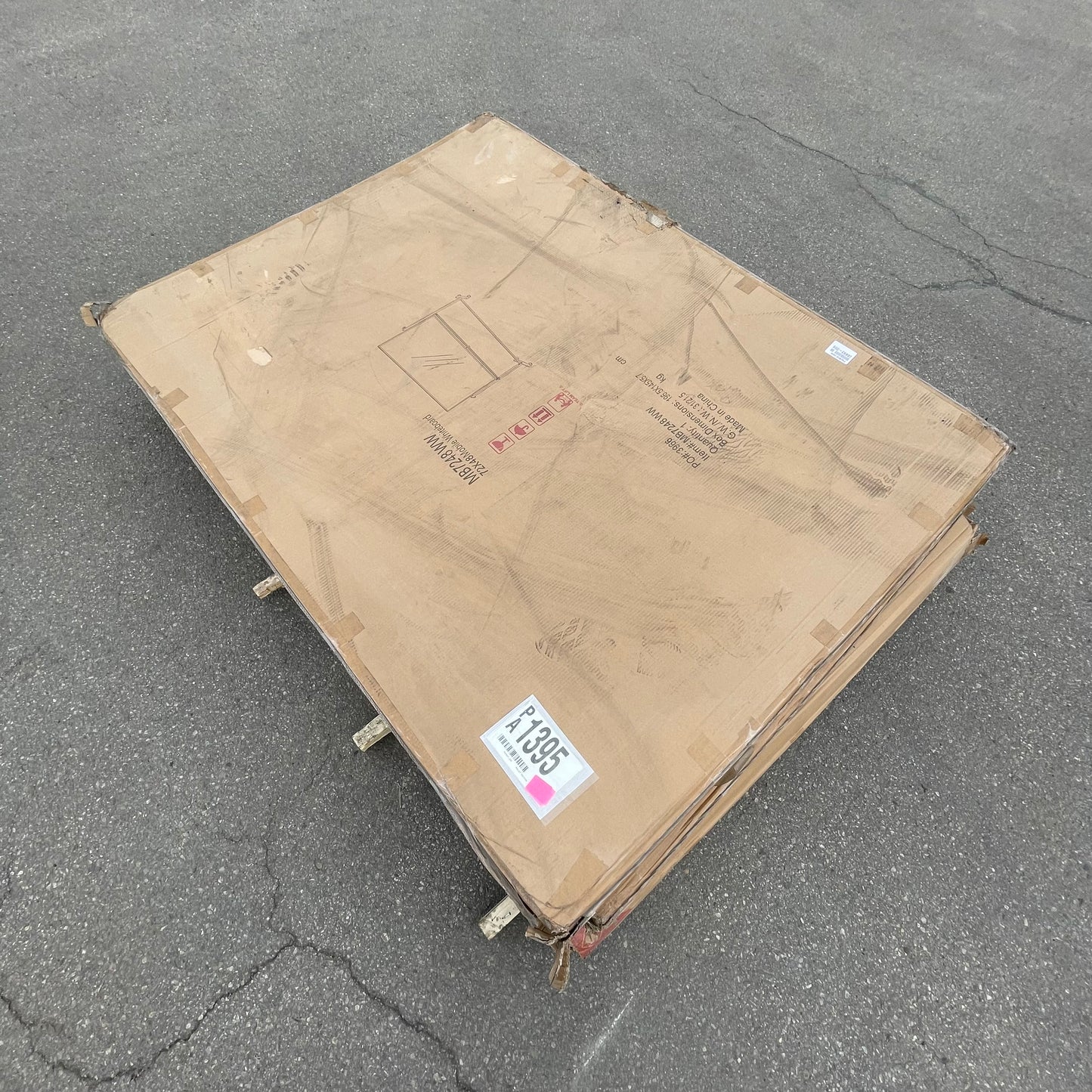 ZA@ Pallet of LUXOR Double Sided Mobile Magnetic Whiteboard 72”x48” MB7248WW (AS-IS) C