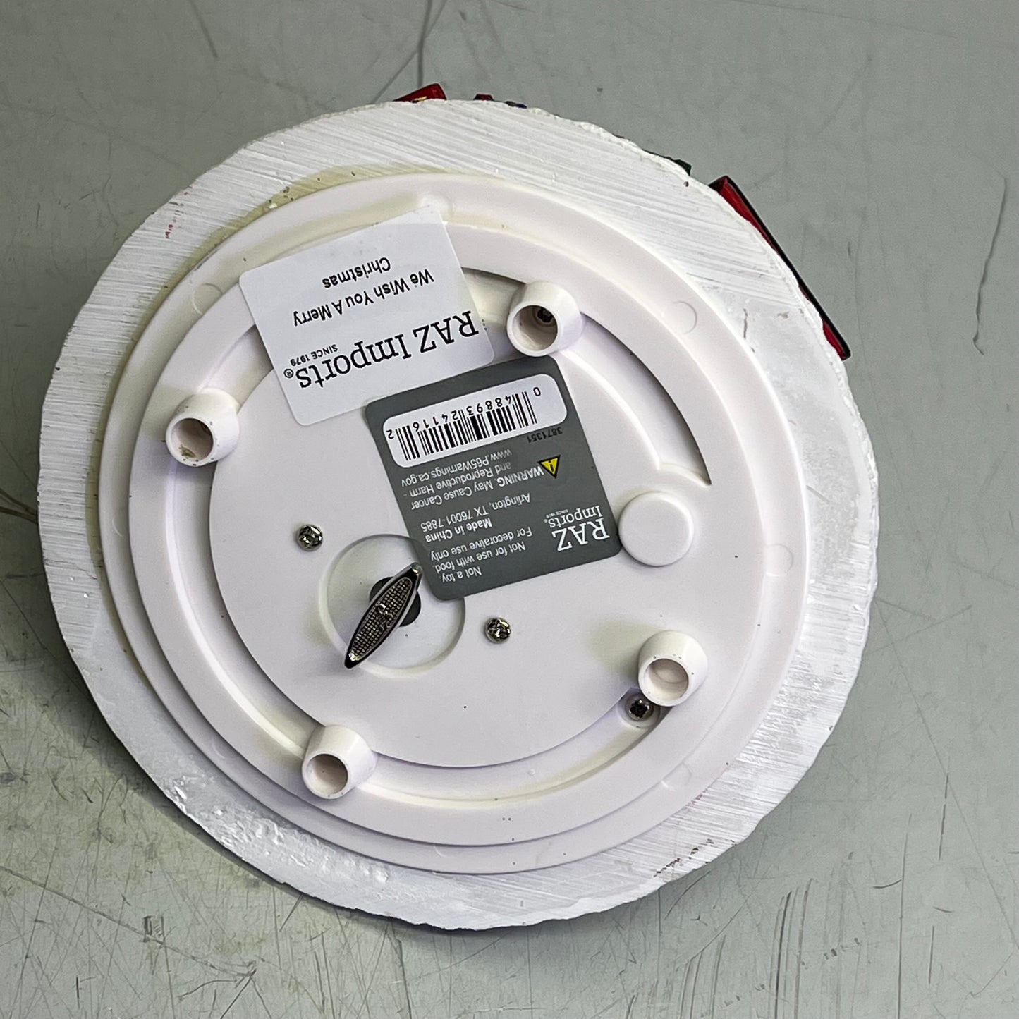 RAZ IMPORTS Animated Musical Tree W/ Train Christmas Decor 6.25" 3871351