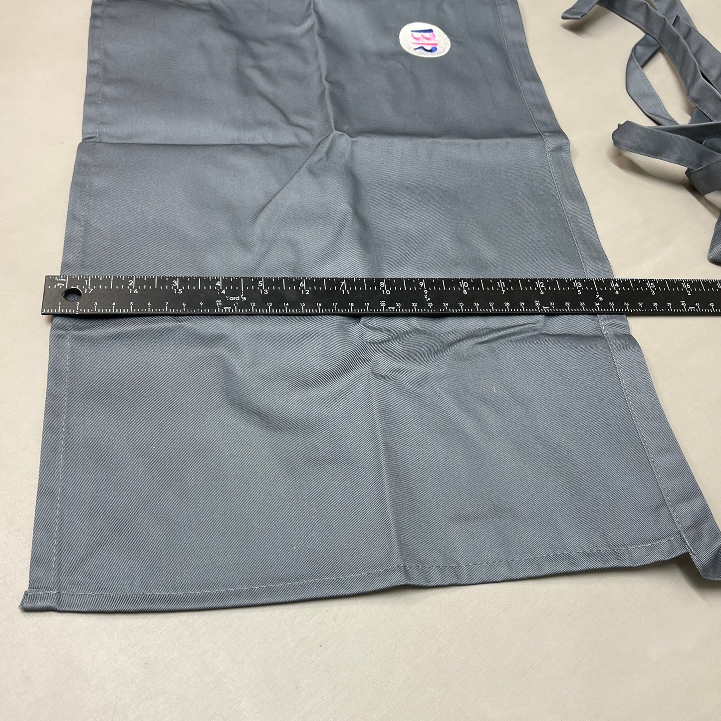 BASKIN ROBBINS 4-PACK! Uniform Waist Apron One Size Grey (New)