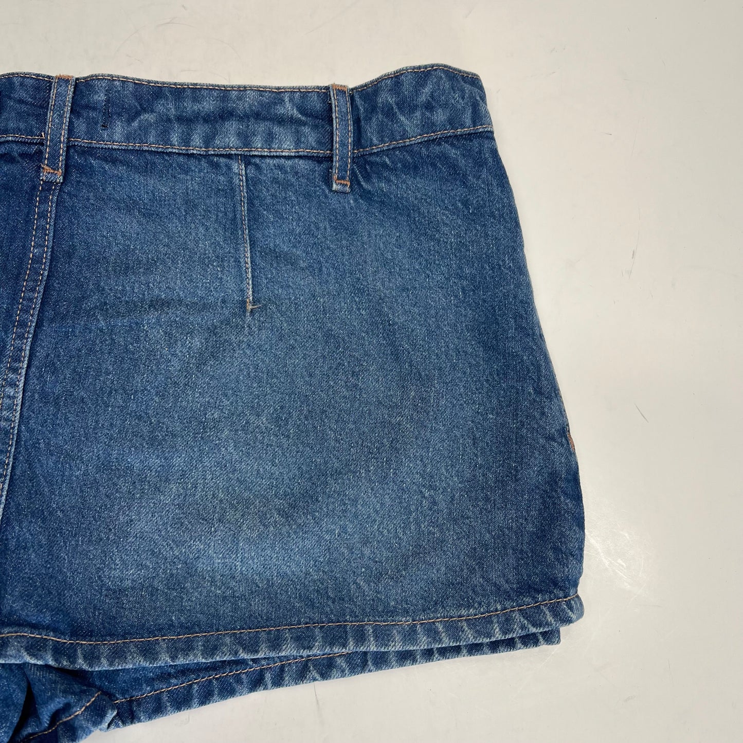FREE PEOPLE Gallivanting Peekaboo Skort Women's Sz 31 Blue Rebel OB1904070