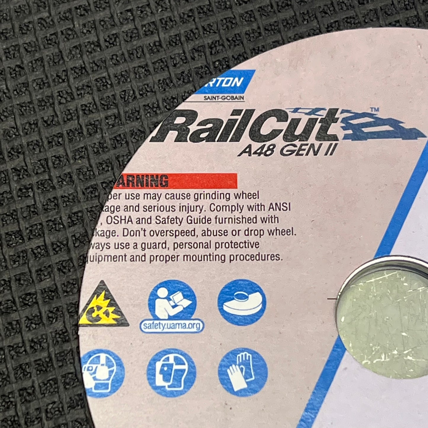 NORTON (2 PACK) RailCut X Coarse Grit Cut-Off Wheel 16" X 1/8" X 1" 66253335024