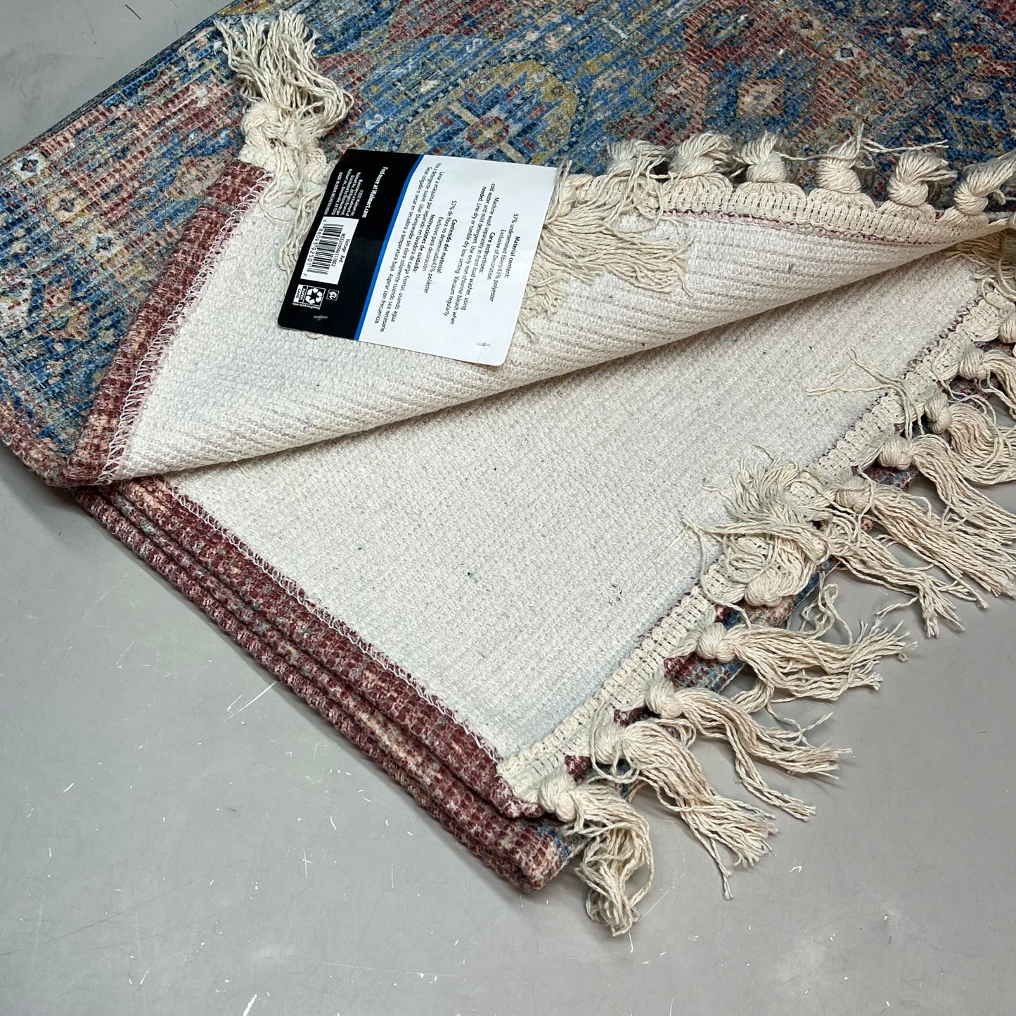 MAINSTAYS (2 PACK) Indoor Polyester Runner Rug 20"x60" Vintage Red MSS2100946517