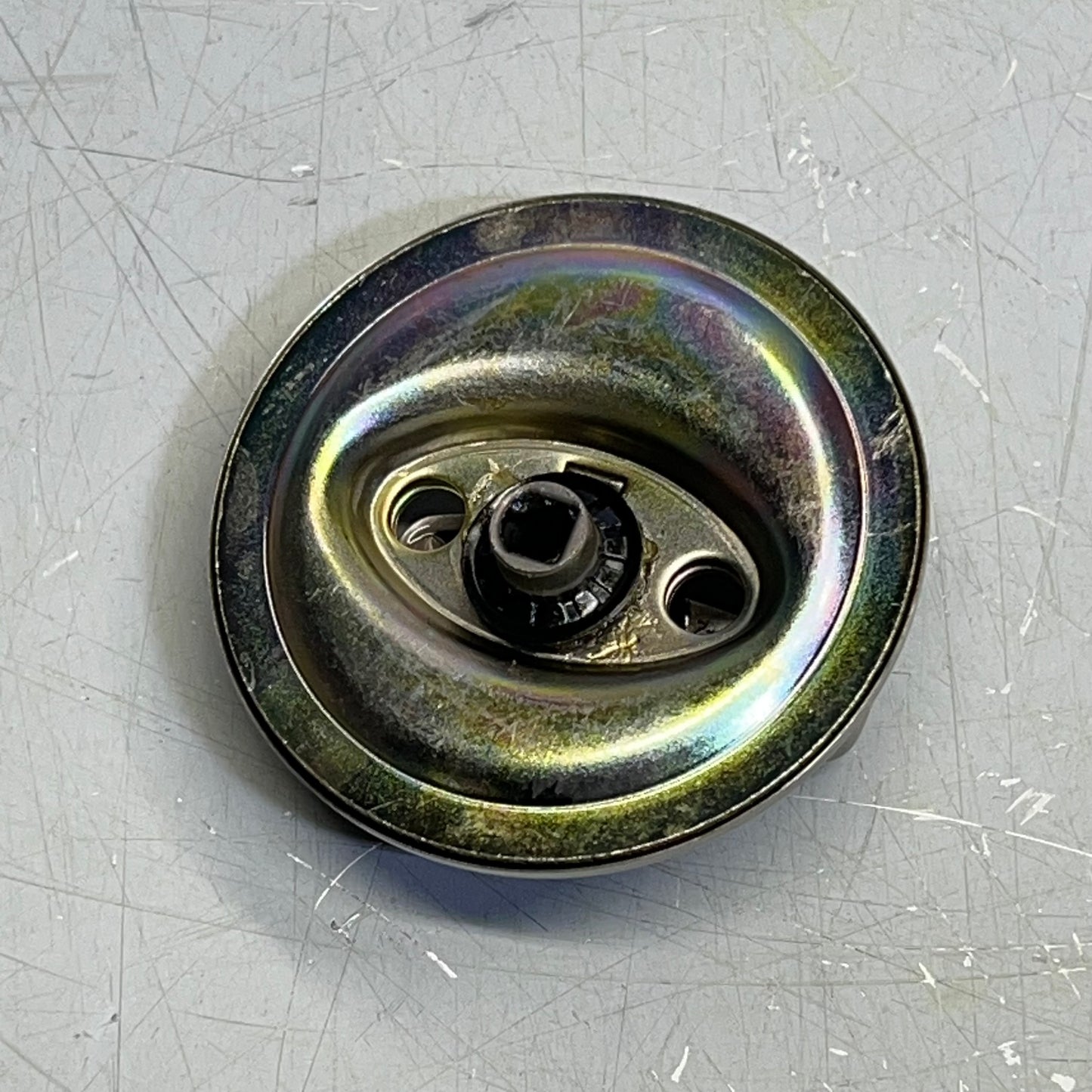 KWIKSET Exterior Door Key Control Deadbolt Keyed One Side Satin Nickel 98170-007