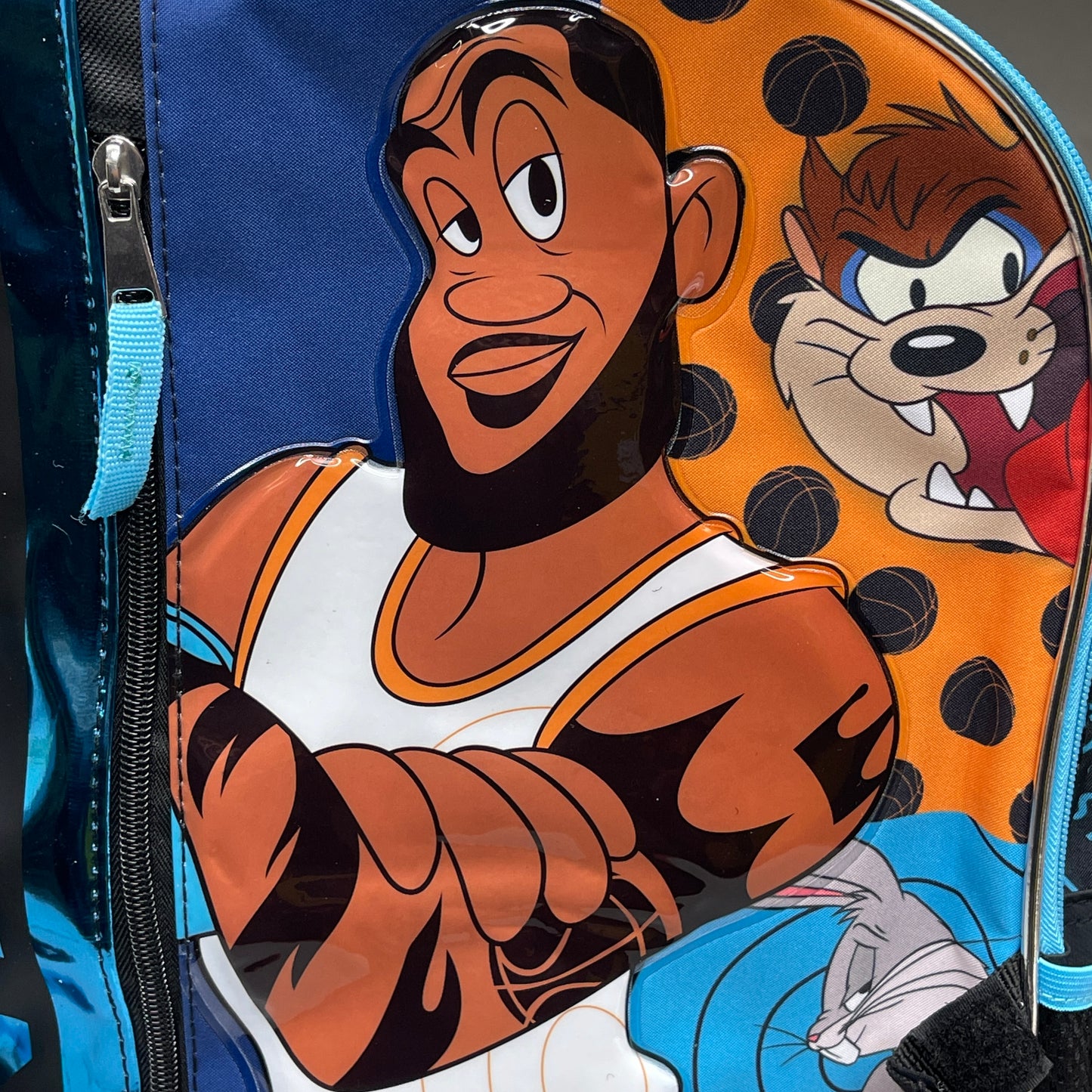 ACCESSORY INNOVATIONS Space Jam 10-PK (LeBron James) Backpack & Lunch Bag Blue