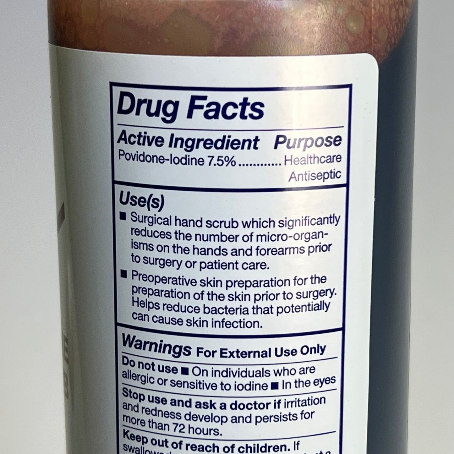 ZA@ DYNAREX (3 PACK) Povidone Iodine Surgical Scrub Solution 16 fl oz Brown 1425 A