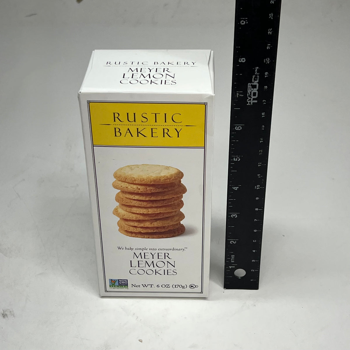 ZA@ RUSTIC BAKERY (6 PACK) Bright & Buttery Meyer Lemon Cookies 6oz BB 11/26