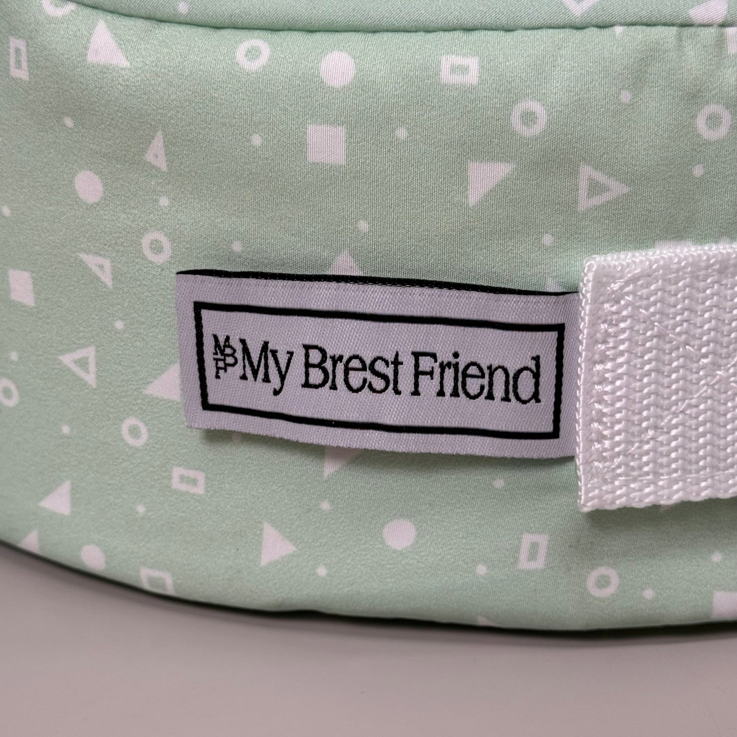 ZA@ MY BREAST FRIEND Original Side Pocket Nursing Pillow Support Mint Green 22" x 15"