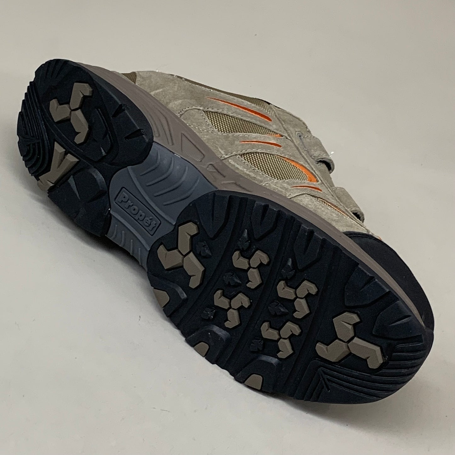 PROPET Connelly Strap Sneaker Shoes M(D) Men's SZ 9.5 Gunsmoke/Orange M5502GUO-M-09H