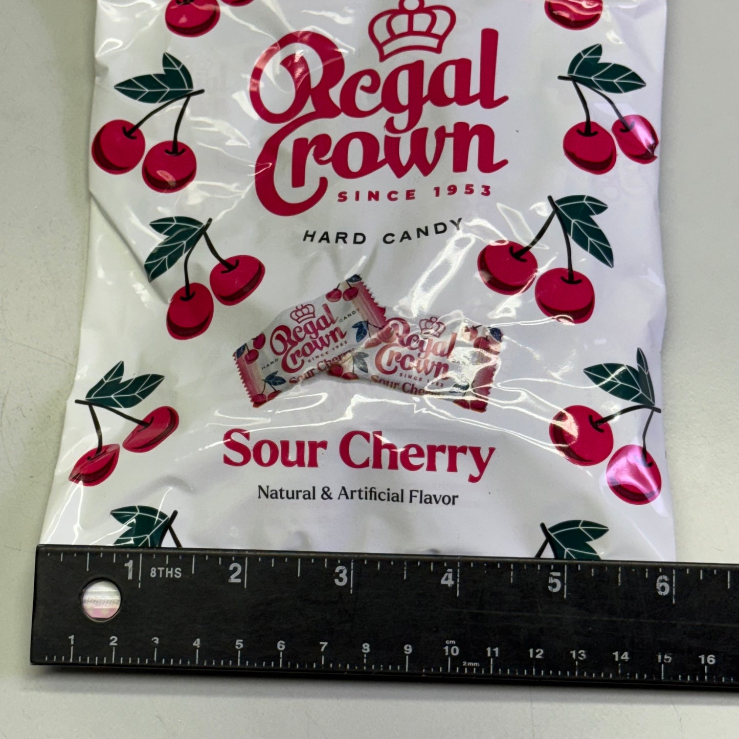 ZA@ ICONIC CANDY (12 PACK) Hard Candy Sour Cherry 6.25 oz BB 04/28