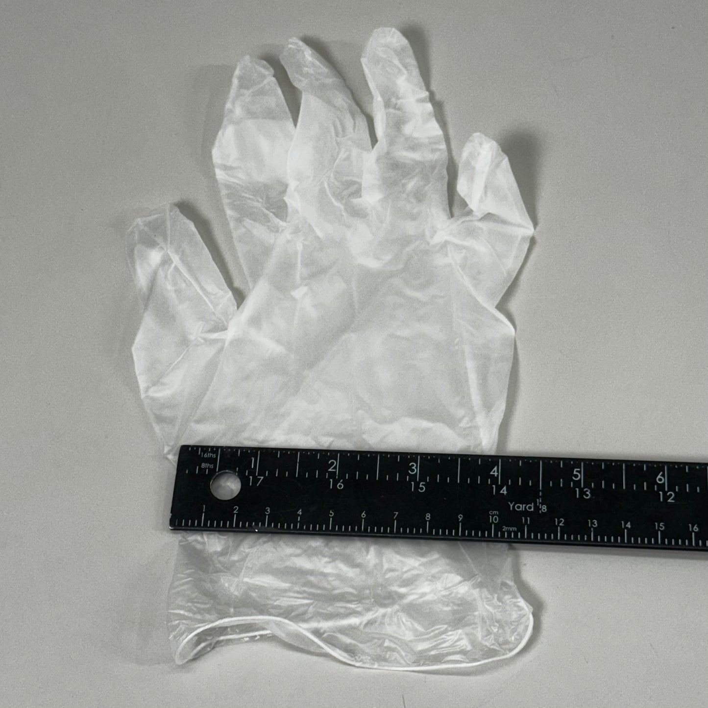 STAUFFER (10 PACK, 1,000 Total) Gloves & Safety Powder-Free Clear Vinyl Sz L R400I