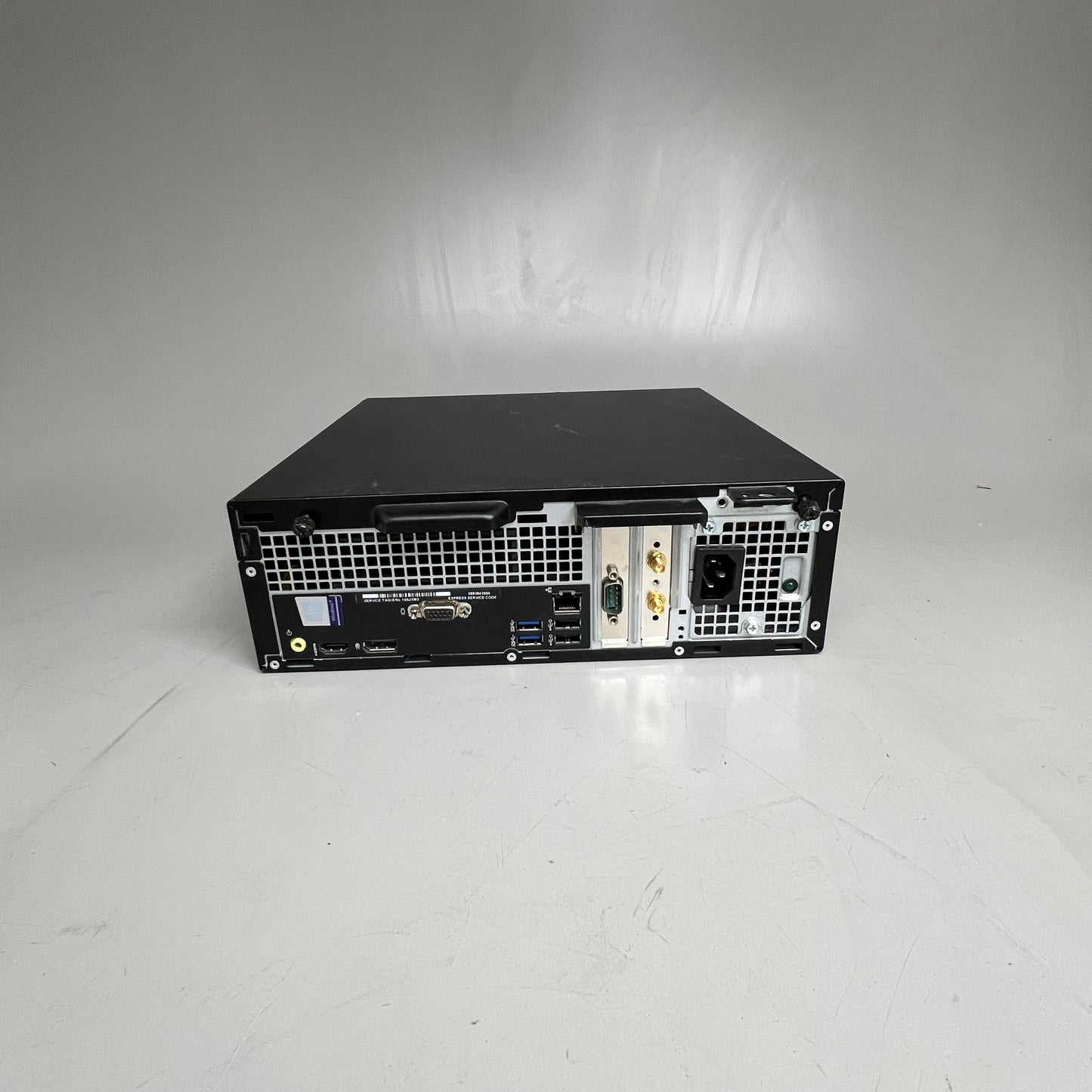 ZA@ DELL (3 Pack) Optiplex And Precision Desktop Computers 2 With Hard Drives 1 Without  11.5"x 11.5"x 3.5" Black (As-is)