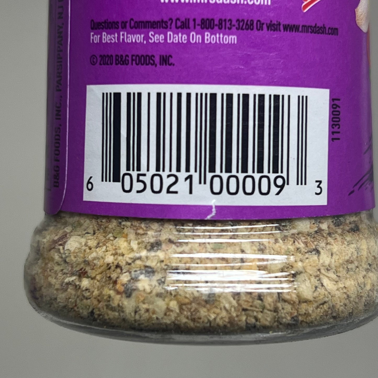 DASH (8 PACK) Onion & Herb Salt-Free Seasoning 101 Servings per 2.5 oz BB 07/26