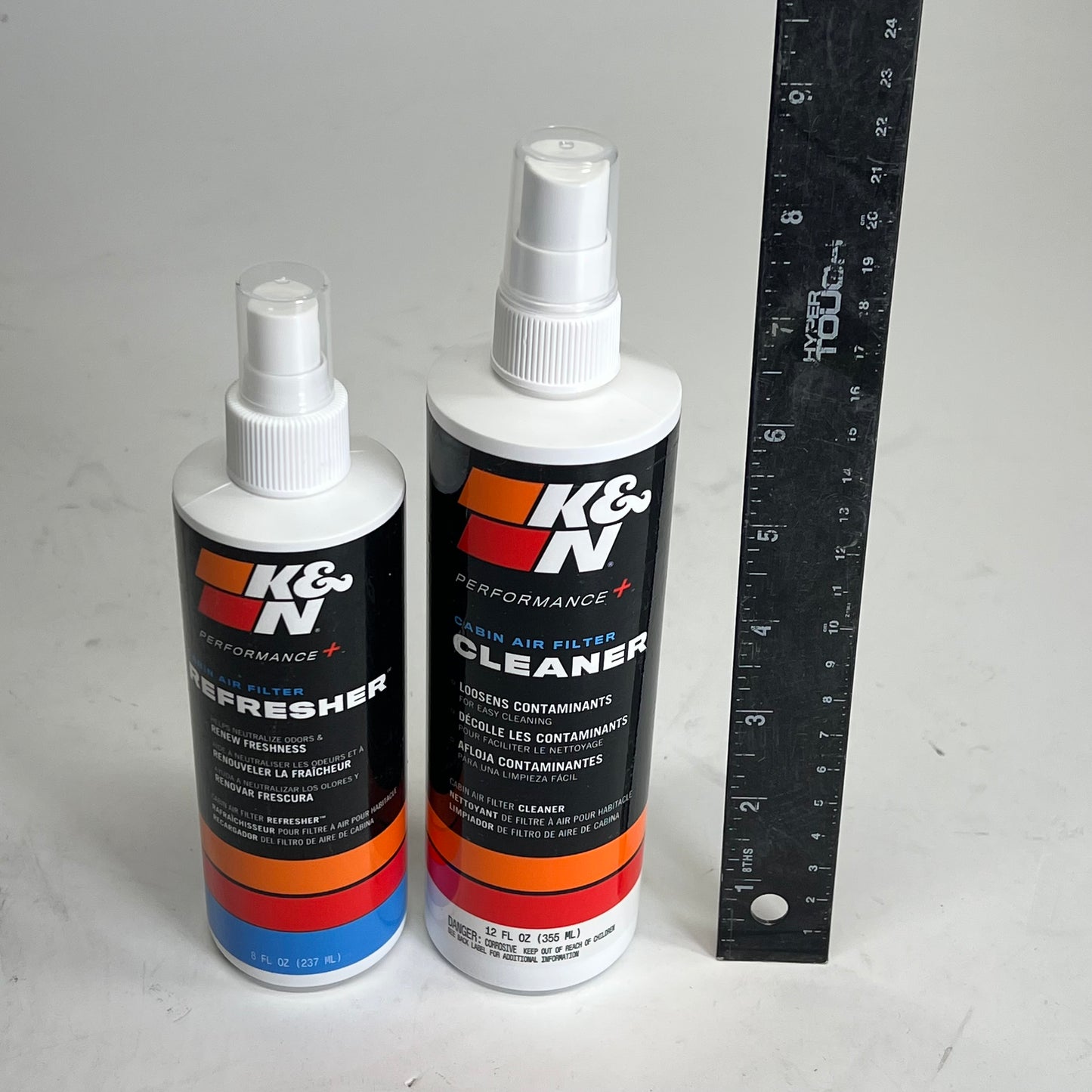 K&N (SET OF 2) Cabin Filter Cleaning Care Kit Loosen Dirt & Grime 12/8oz 99-6000