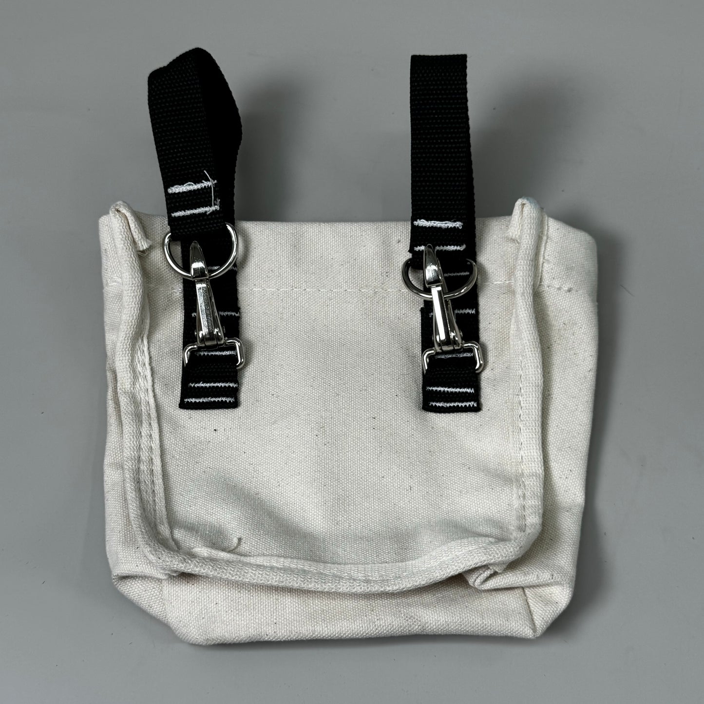 ESTEX Canvas Nut & Bolt Bag Tool Pouch w/ Quick-Release Snaps 13 oz Off White 1106