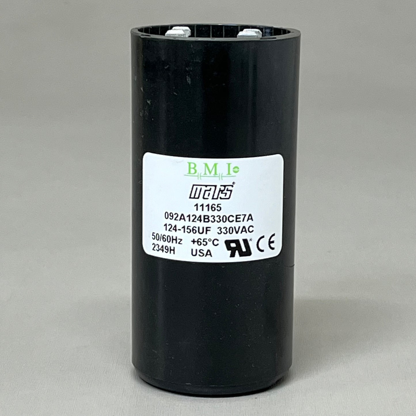 MARS Motor Start Capacitor 124-156 MFD 330 VAC 11162