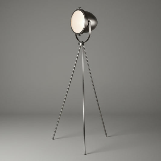 KENROY HOME Oculus Single Light Novelty Floor Lamp 61" Antique Brass 33100AM