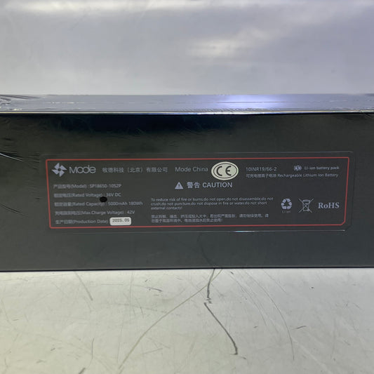 MODE Lithium Batterie 5000 mah Sz 9.5"L x 3"W SP18650-10S2P