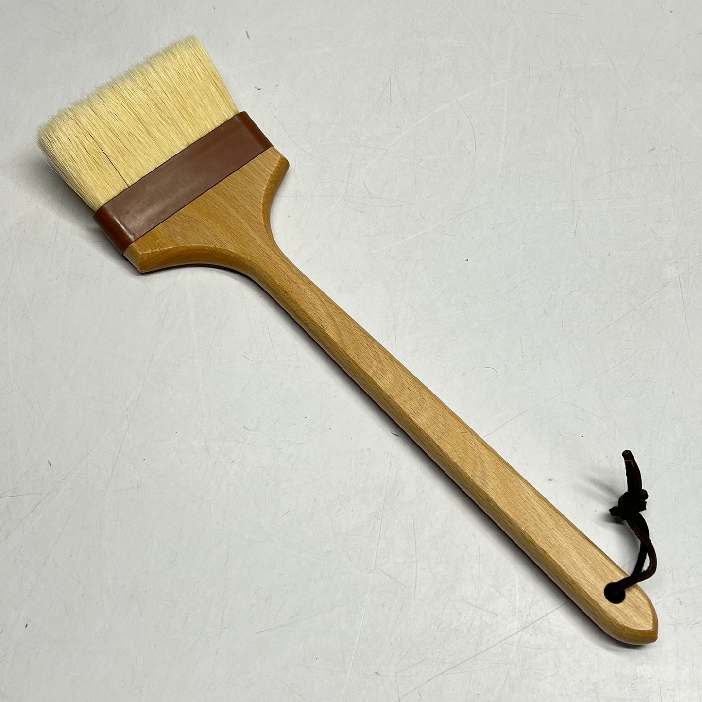 SPARTA Sterilized Angled Boar Natural Bristle Brush 4" Tan/Brown/White 4037100