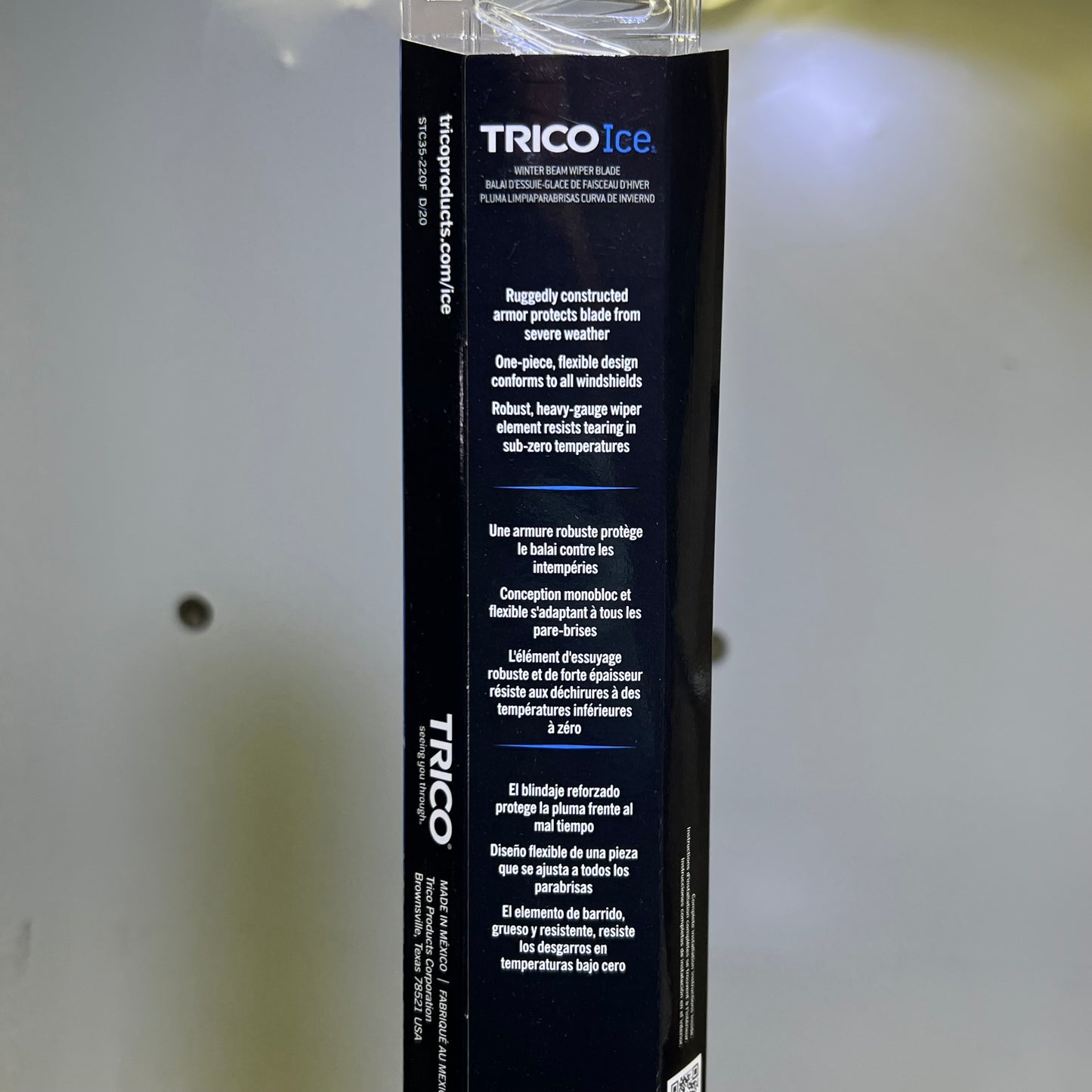 TRICO Ice 22" Extreme Weather Winter Automotive Replacement Windshield Wiper Blade 35-220