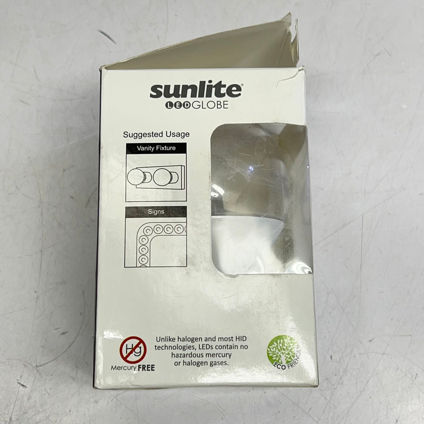 ZA@ SUNLITE (2 PACK) Led Dimmable Globe Light Bulb G25 E26 120V Clear/2700K  80671 (New Other)