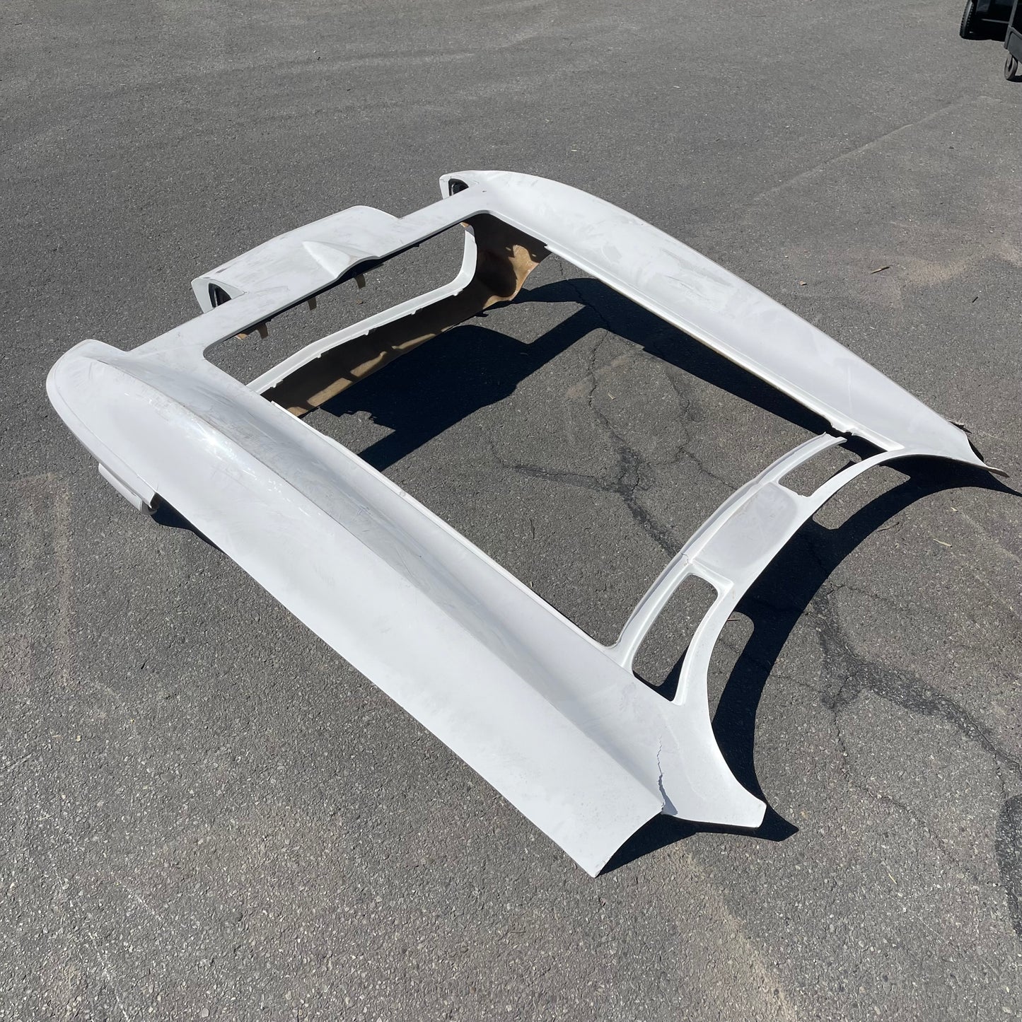 ZA@ AMERICAN CUSTOM Fiberglass Front End for Chevrolet Corvette 1965-1967 White (AS-IS)