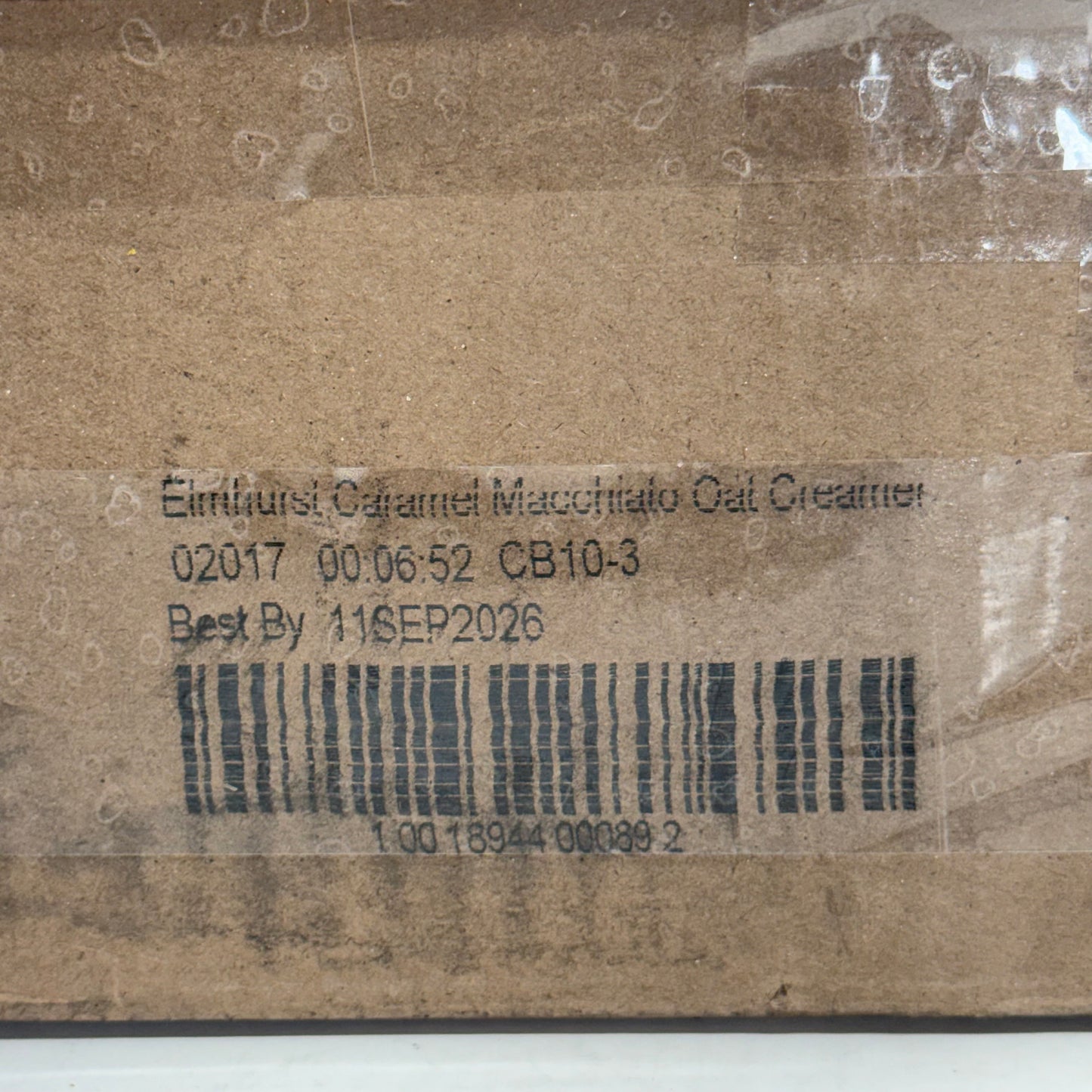 ELMHURST (6 PACK) Elmhurst Caramel Macchiato Oat Creamer 16 fl oz. BB 09/26