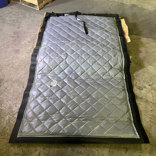 Modular Acoustic Screen, Fiberglass Composite Quilt Sz 8'H x 4'W