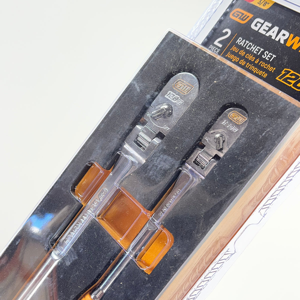 GEAR WRENCH Ratchet Set 120 Positions 3° Swing Arc 60-tooth Pawls Chrome 120|XP
