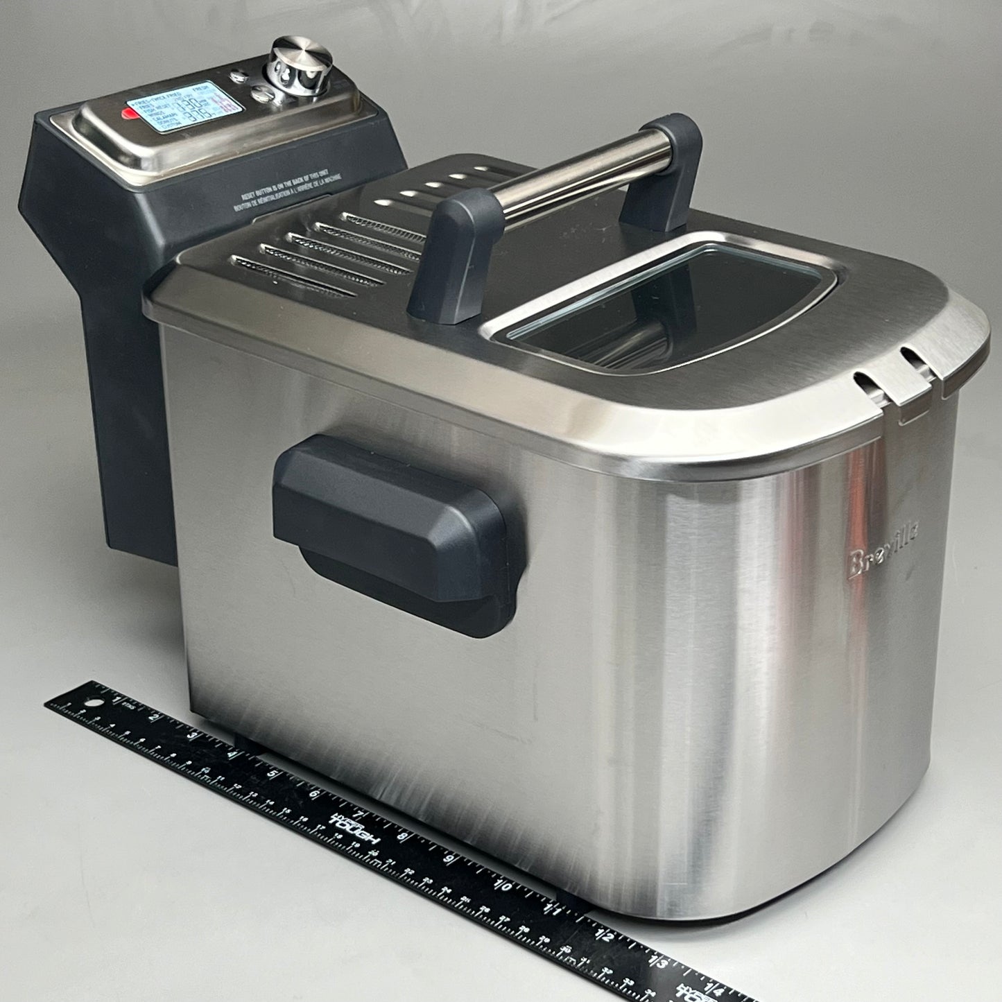 BREVILLE The Smart Fryer Deep Fryer BDF500XL Stainless Steel 4 Qt.