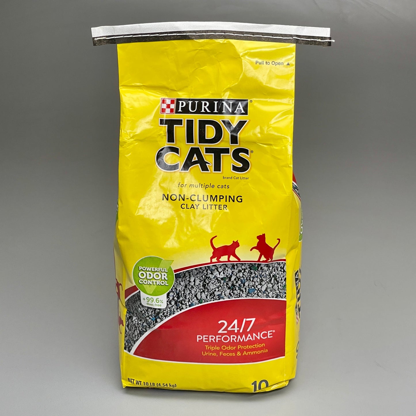 PURINA 40 POUNDS! (4 Bags) Tidy Cats Non Clumping Cat Litter 10 lb. Bags