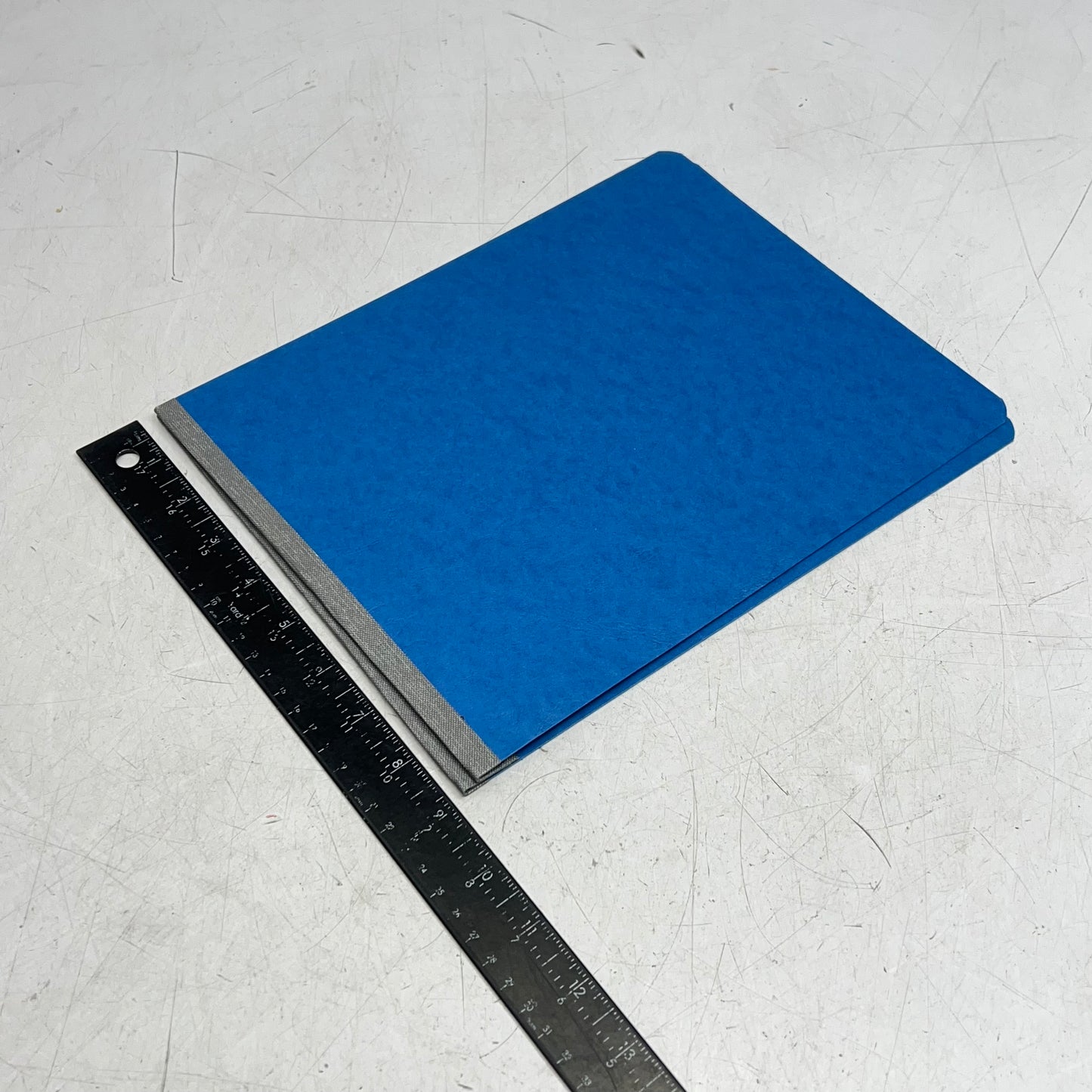 ACCO (25 PACK) Leather Embossed Presstex Report Covers  8.5" Top Blue A7017022