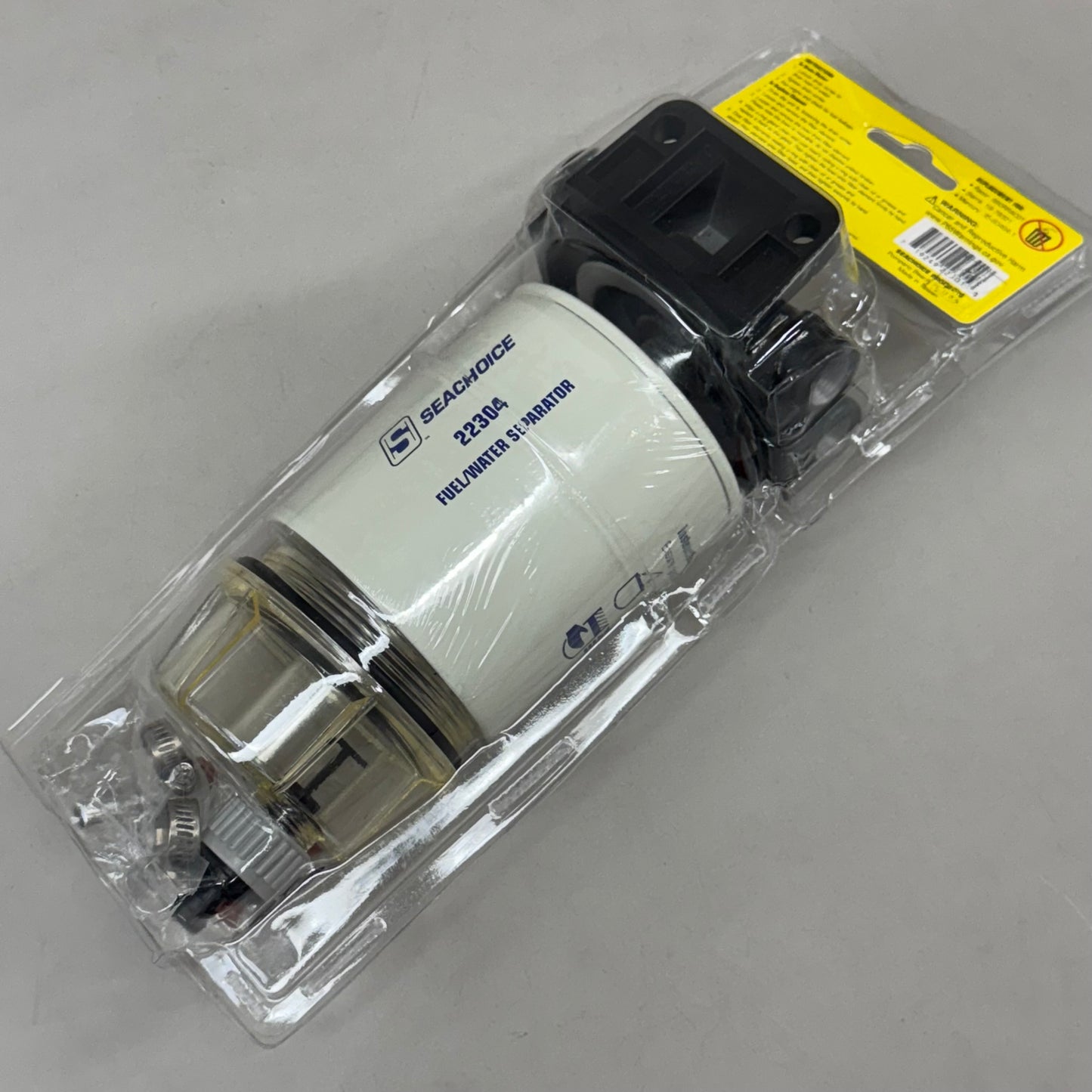 SEACHOICE Water Separating Fuel Filter Kit With Clear Bowl 22301