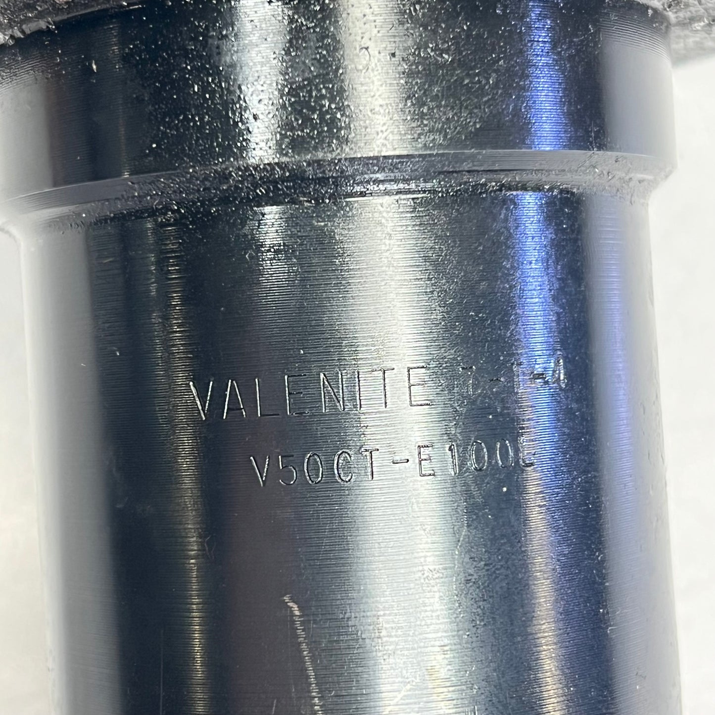 VALENITE Tool Holder w/ Weldon 3/8-mmh2 End Mill Attachment V50CT-E100L (Used)