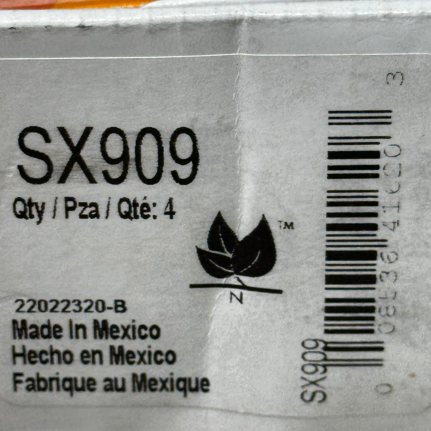 WAGNER SD SevereDuty Disc Brake Pad Set 8 1/2" x 2" Black SX909