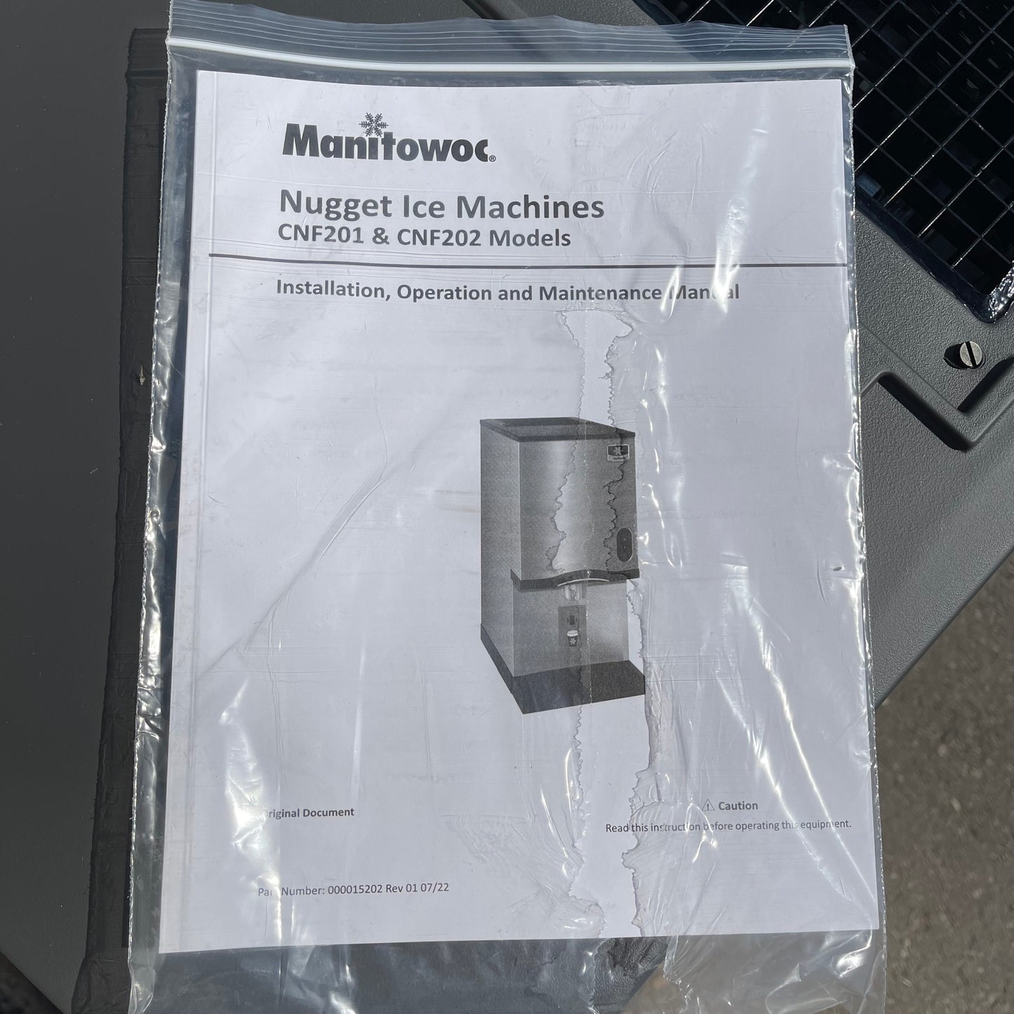 MANITOWOC Countertop Nugget Ice Maker/Water Dispenser CNF0202A-161 (Working Condition, Cosmetic Damage)