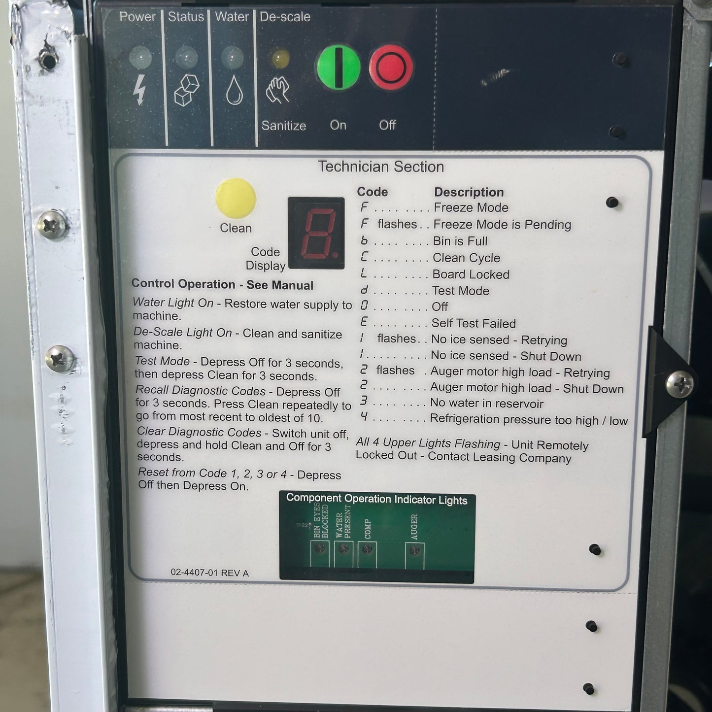 SCOTSMAN Prodigy Plus Nugget Style Ice Maker 27"x22.9"x24" NS1322A-32 (As-Is Damaged, See Images)