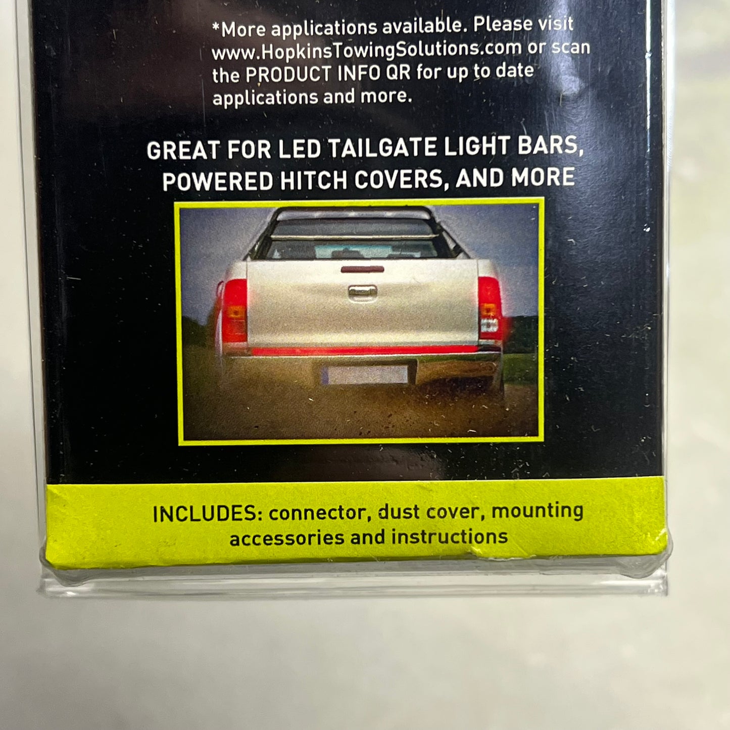 ZA@ HOPKINS OE Connector To 5 Flat Corrosion Resistant Vehicle Wiring Black 11141153 (As-Is)