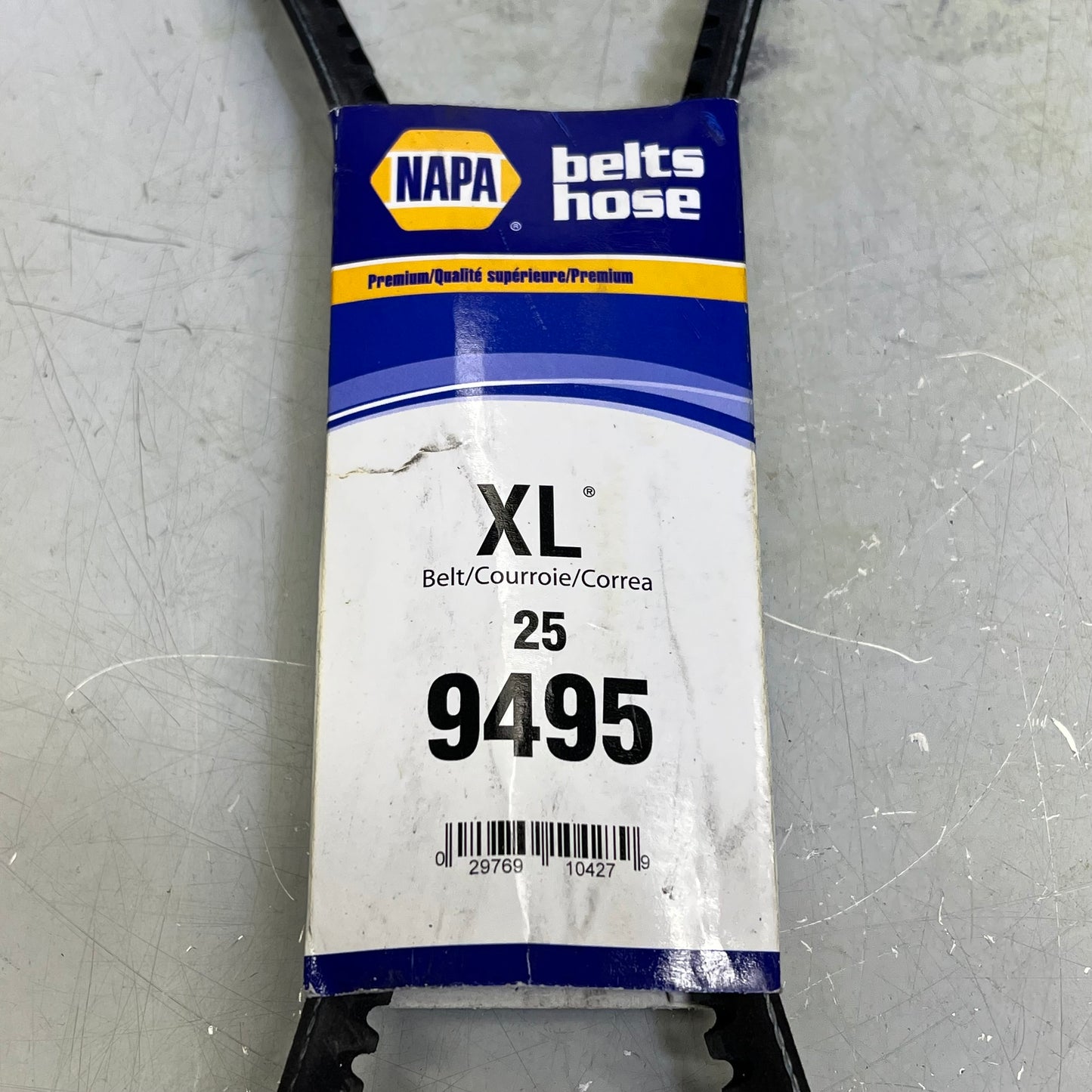 NAPA High Capacity V-Belt For Ford & Sterling HC50 15/32" x 50 1/8" Black 259495