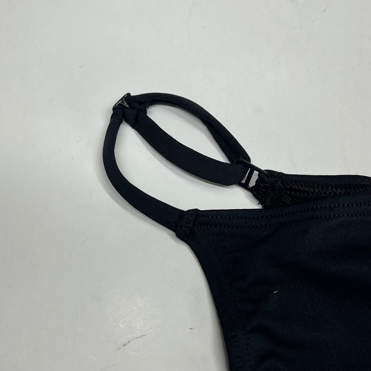 SKIMS String Bikini Bottoms Adjustable Sides Women's Sz XS Obsidian 11582W