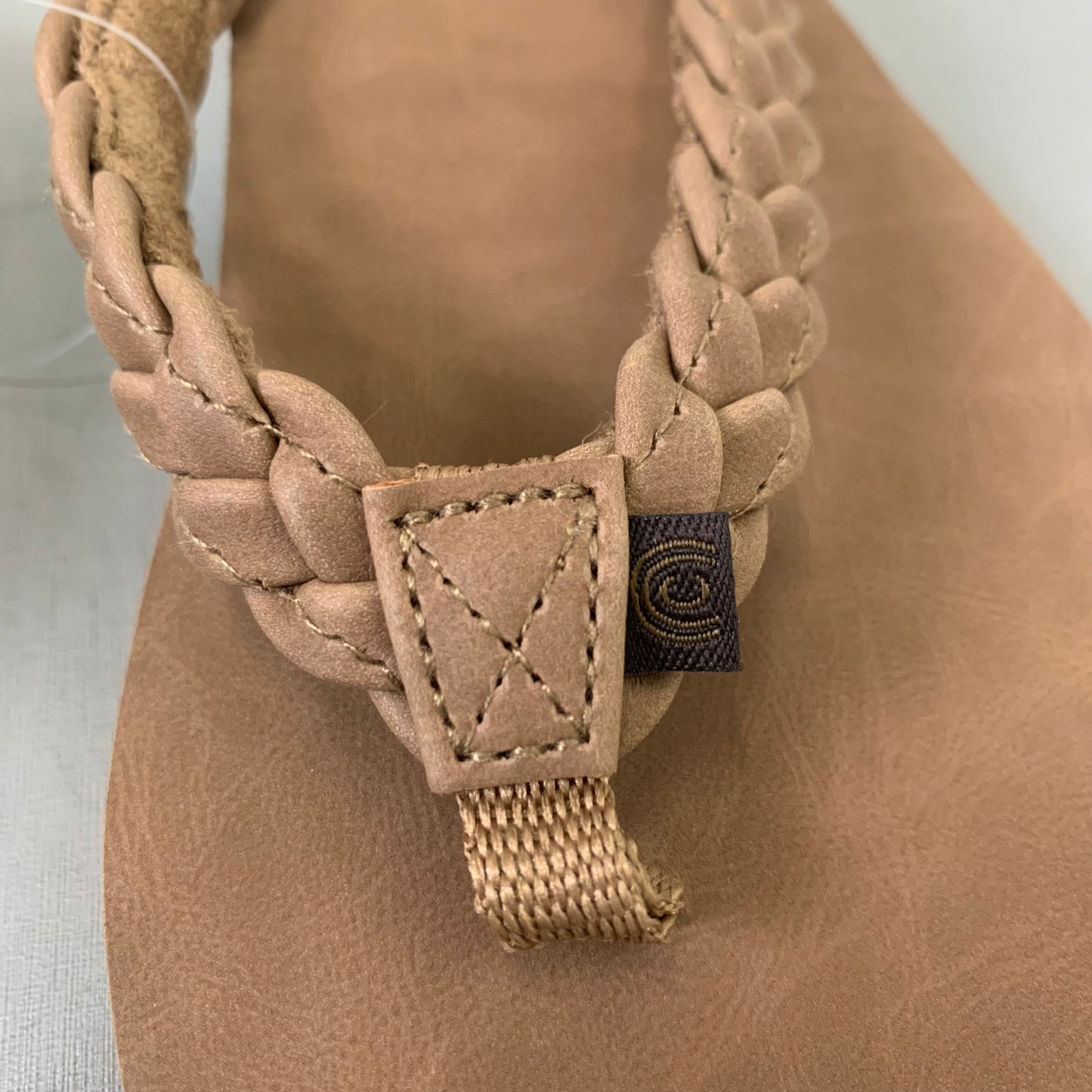 COBIAN Braided Pacifica Sandals Women's SZ 8, EU 41 TAN BBP23-230-8