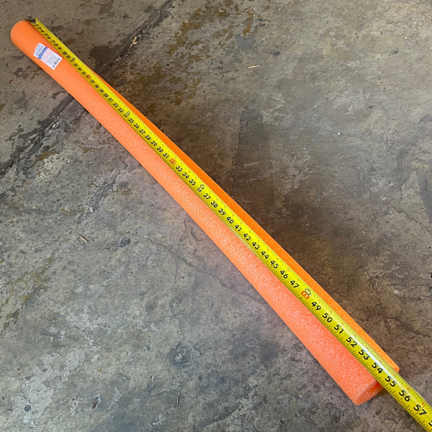 INNO-WAVE (2 PACK) Assorted Swimming Pool Noodle 54.5"L X 3.5"D Orange MN39012025