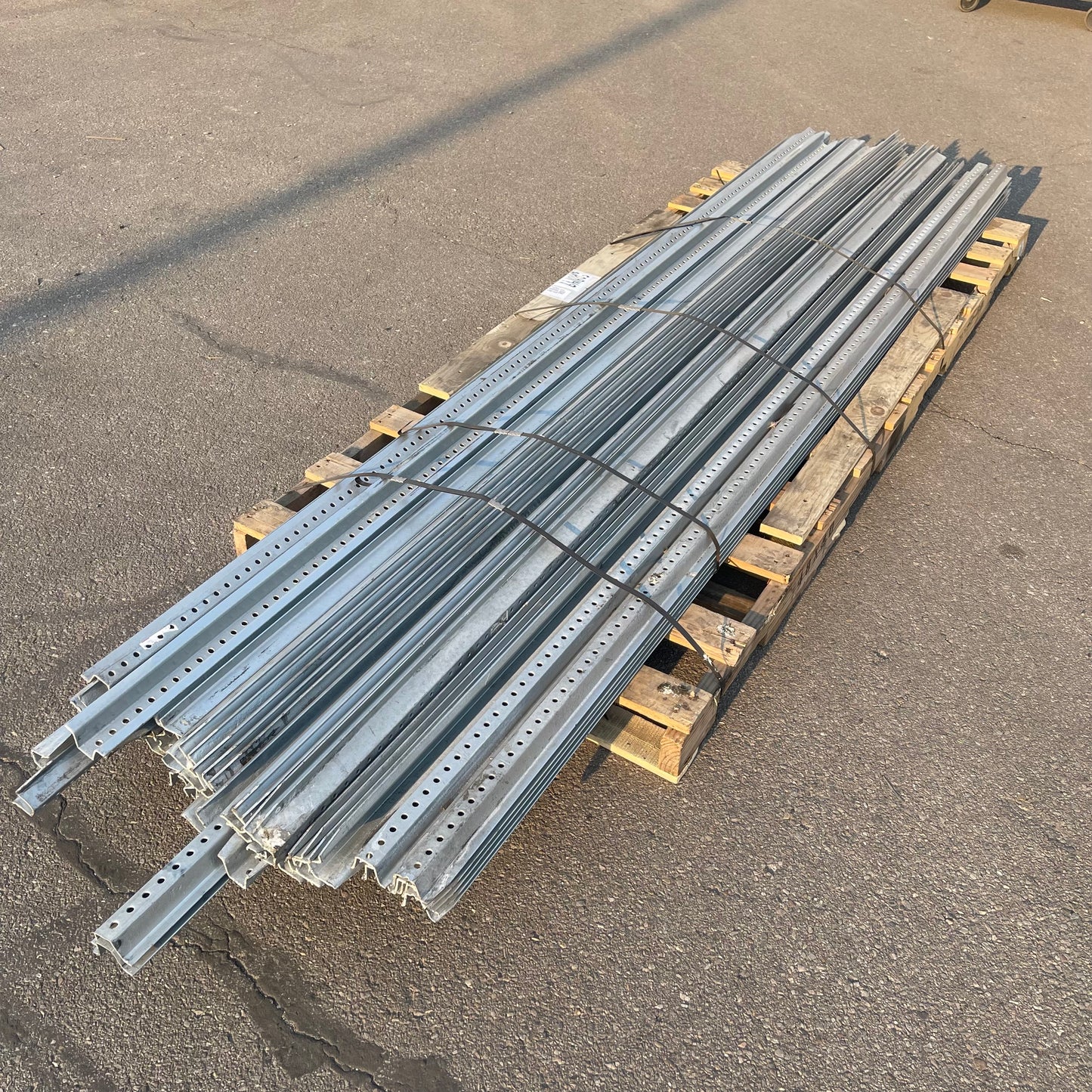 UNBRANDED U Channel Sign Posts 10 ft Galvanized Steel