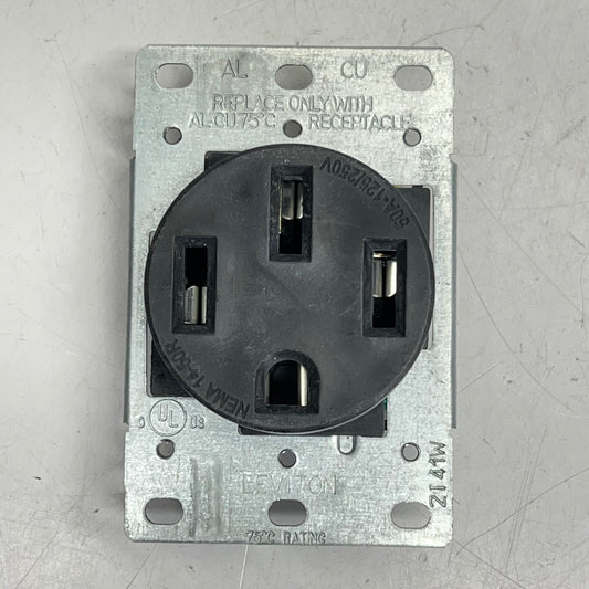 LEVITON Industrial Grade Flush Mount Receptacle  125/250 00279-001-S00 (Used)