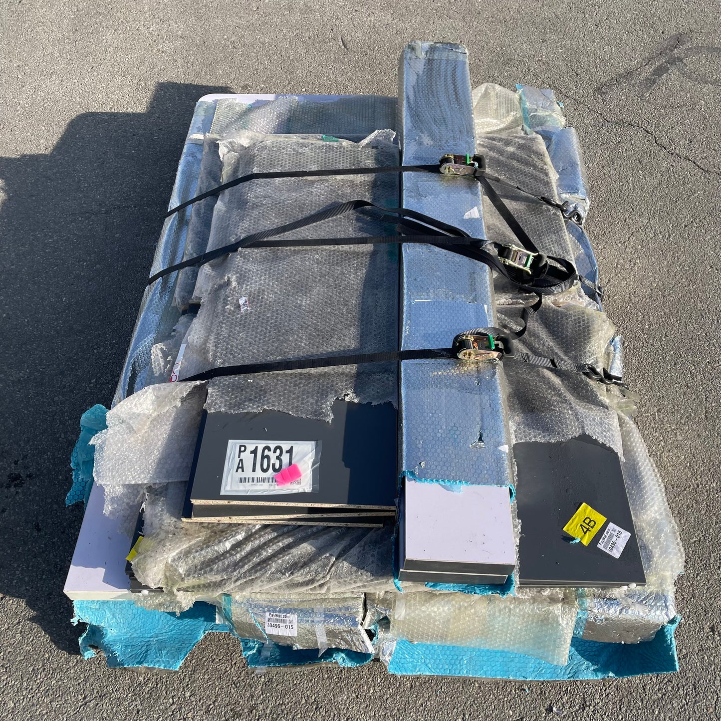 ZA@ Pallet of MIXED Disassembled Table Dark Grey (AS-IS)