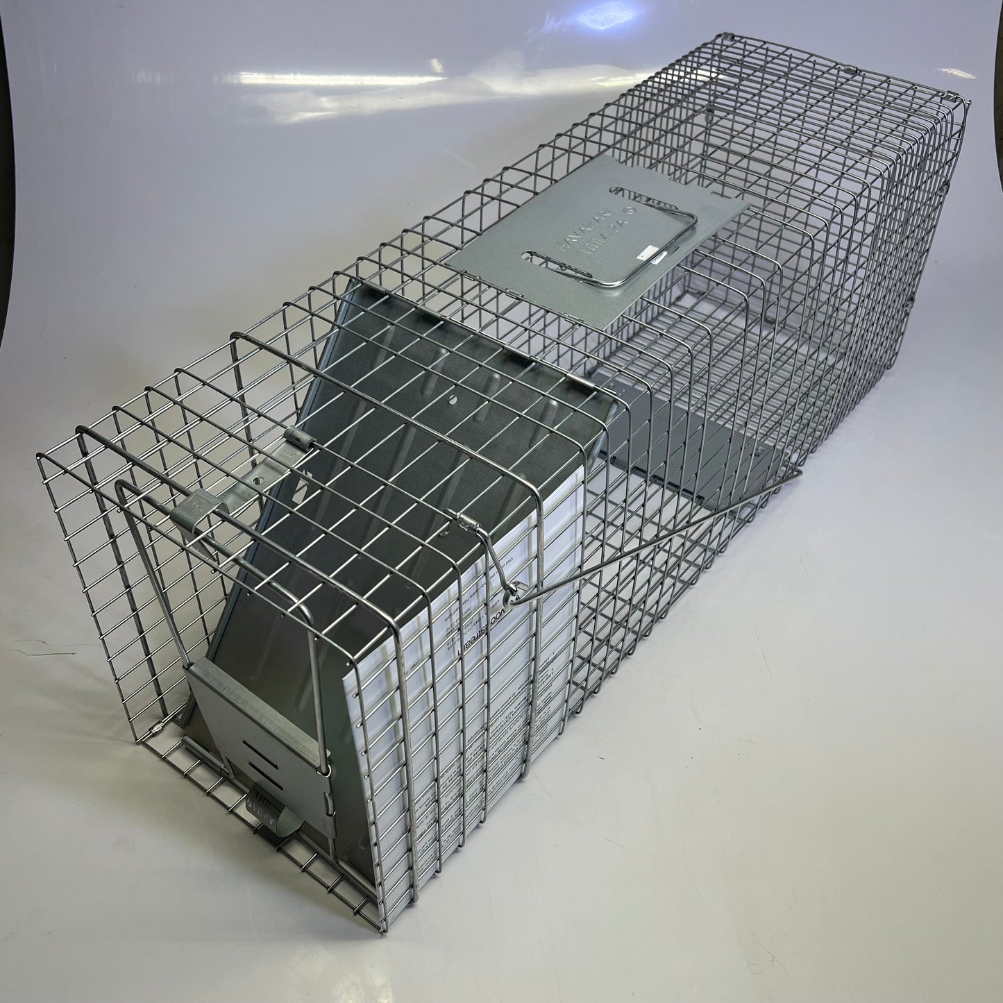 ZA@ HAVAHART All Metal One-Door Trap For Feral Cat Or Small Animals Grey 1079SR C